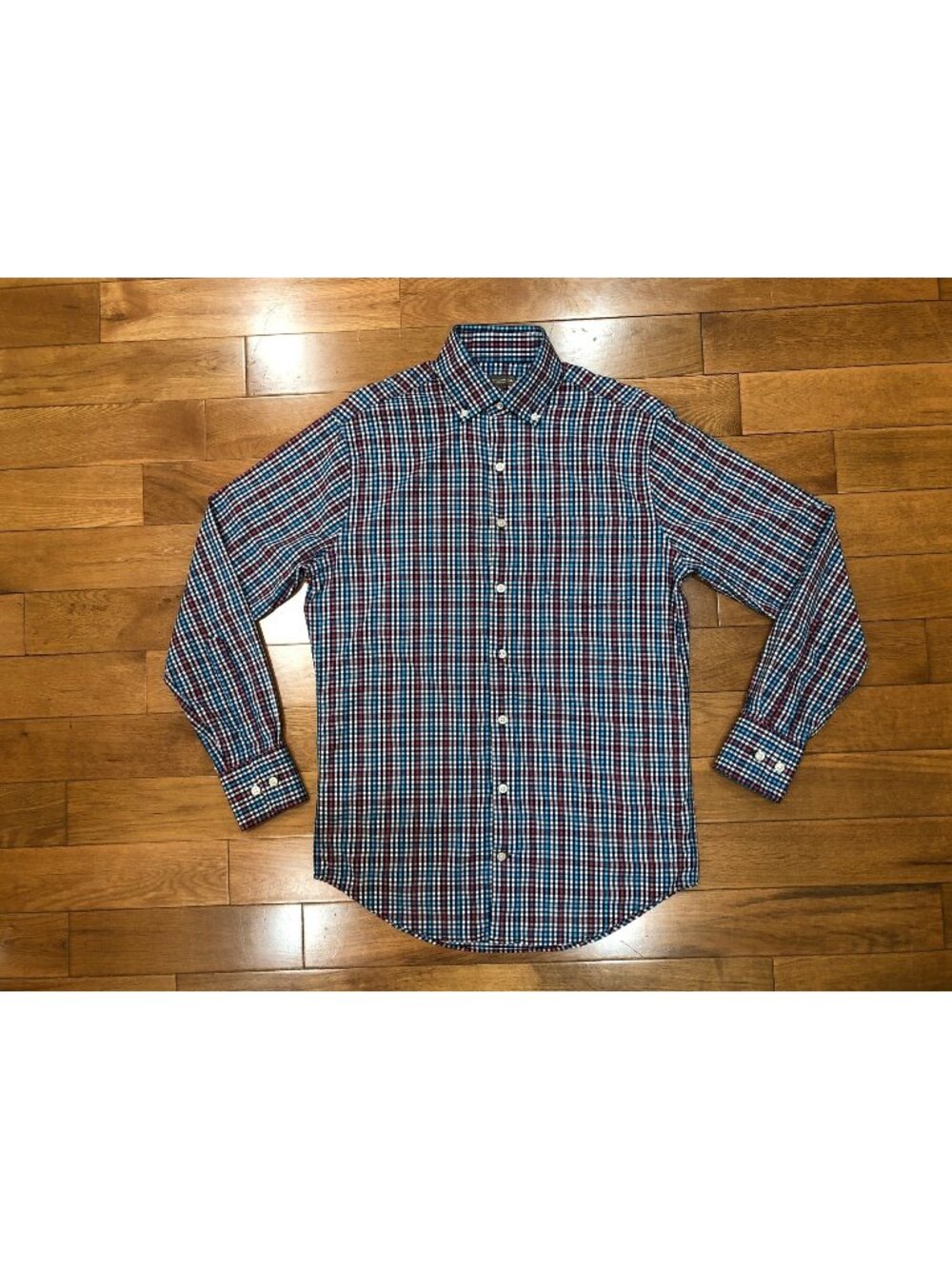 Peter Millar Summer Comfort Plaid Performance Shirt Sz S Preppy Country Club